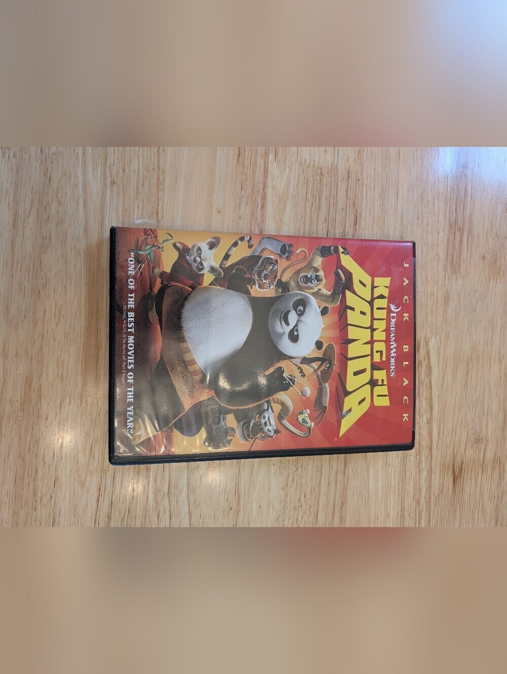 Kung Fu Panda DVD DreamWorks Jack Black Animated Movie Kids Film Collectible EUC